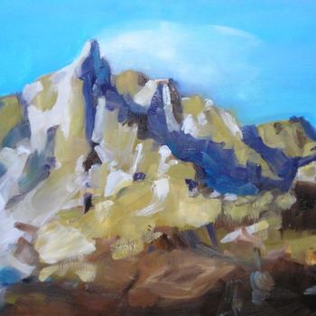 Painting titled "Les Alpes  2004" by Marcoh, Original Artwork
