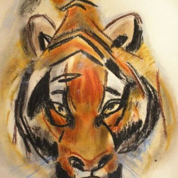 绘画 标题为“Le tigre” 由Marcoh, 原创艺术品