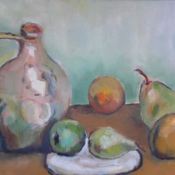 Painting titled "NATURE  MORTE" by Marcoh, Original Artwork