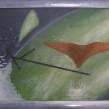 Painting titled "la mosca suicida" by Marco Mazzurana, Original Artwork
