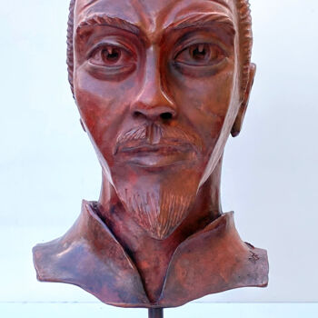 Escultura titulada "Mr XIAN 2/8" por Marcos De Oliveira Sousa, Obra de arte original, Bronce