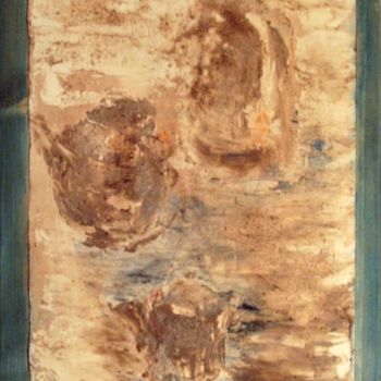 Pintura titulada "Pots sur pots" por Marc Parmentier, Obra de arte original, Acrílico Montado en Panel de madera