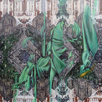 Malerei mit dem Titel "Icônes de Notre-Dam…" von Marcus Kupferschmidt (ROBN2KOOL), Original-Kunstwerk, Acryl Auf Keilrahmen…
