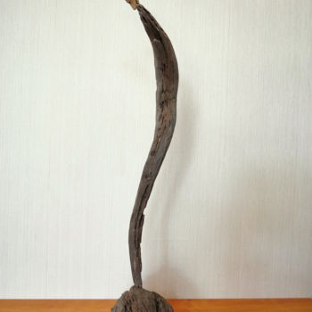 Sculpture titled "Silhouette n°5" by Nestor, Original Artwork, Wood