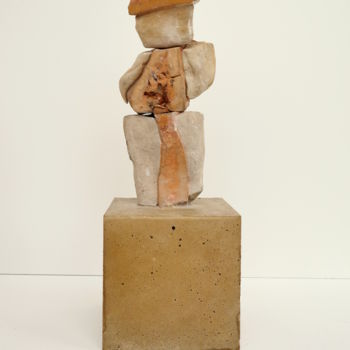 Sculpture titled "Le Phénicien" by Nestor, Original Artwork