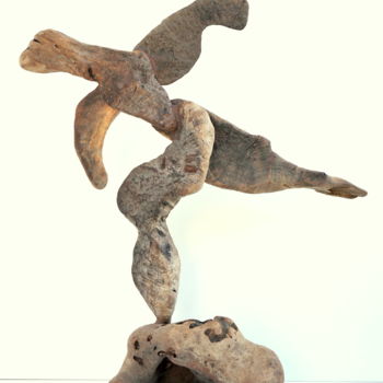 Sculpture titled "The abstract  artif…" by Nestor, Original Artwork, Wood