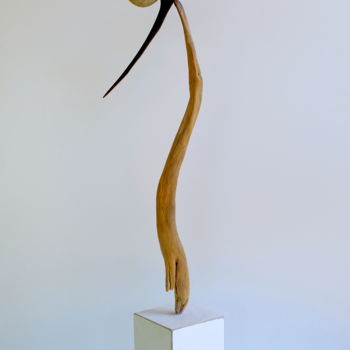 Sculpture intitulée "Sans titre 121" par Nestor, Œuvre d'art originale, Bois