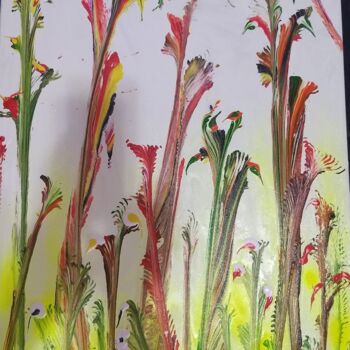Pittura intitolato "Primavera flor" da Marcus Rodrigues, Opera d'arte originale, Acrilico