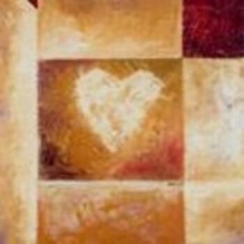 Painting titled "HEART 1" by Leslie Marcus, Original Artwork