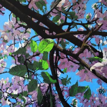 제목이 "Cherry-tree"인 미술작품 Marek Krumpar로, 원작, 기름
