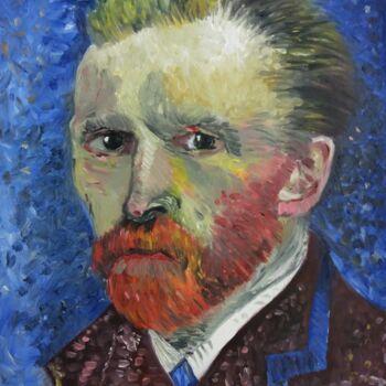 Pittura intitolato "Vincent van Gogh "A…" da Marek Spetel, Opera d'arte originale, Olio Montato su Telaio per barella in leg…