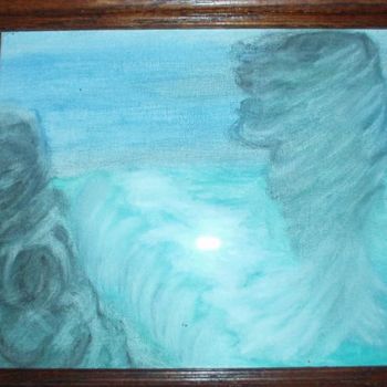 Painting titled "waterspout" by Marell Moore, Original Artwork