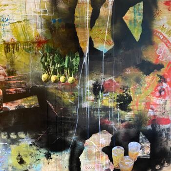 Collages titled "Glenfiddich" by Maren Ramsauer, Original Artwork, Acrylic