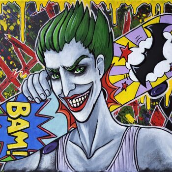 Peinture intitulée "Joker" par Maretta Elsalieva, Œuvre d'art originale, Acrylique