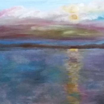 Pintura intitulada "Il tramonto" por Kerstin Marfordt, Obras de arte originais, Acrílico