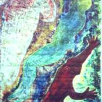 Pittura intitolato "ODISSEA NELLO SPAZIO" da Marga, Opera d'arte originale