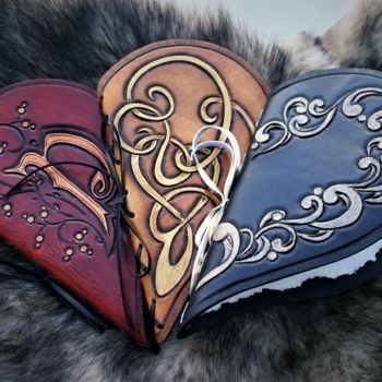 Artisanat intitulée "Livres-coeurs, livr…" par Margaery, Œuvre d'art originale