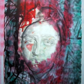 Pintura titulada "llanto por mi" por Margarita, Obra de arte original, Oleo