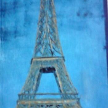 Pintura titulada "tour Eiffel" por Margarita, Obra de arte original