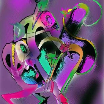 Arte digital titulada "skrzypek 4" por Margalit (Malgorzata Krasucka), Obra de arte original