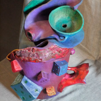 Skulptur mit dem Titel "hazard-ab.jpg" von Margalit (Malgorzata Krasucka), Original-Kunstwerk