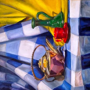 Malerei mit dem Titel "Breakfast mood" von Margarita Ado, Original-Kunstwerk, Öl