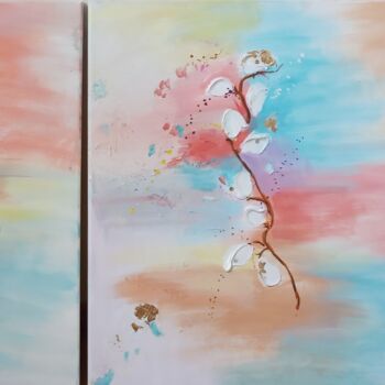 Malarstwo zatytułowany „Painting Duo ,Seaso…” autorstwa Margarita Glambert, Oryginalna praca, Akryl
