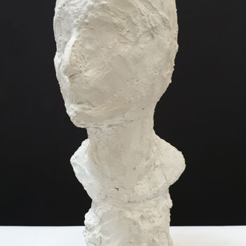 Skulptur mit dem Titel "Ania" von Margarita Simonova, Original-Kunstwerk, Gips
