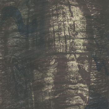 Estampas & grabados titulada "8-1, Stonehead: twi…" por Margarita Suliaeva, Obra de arte original, Litografía