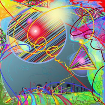 Цифровое искусство под названием "sunny day" - Маргарита Витязь, Подлинное произведение искусства, Цифровая живопись