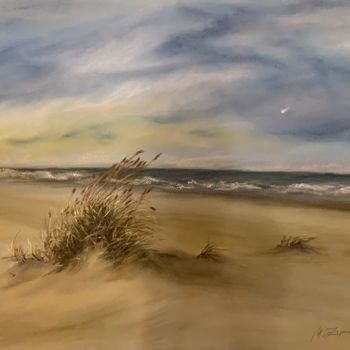 Картина под названием "Ветер. Серия Балтий…" - Margarita Zipman, Подлинное произведение искусства, Пастель