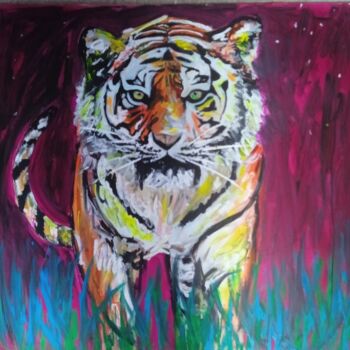 「Tigre」というタイトルの絵画 Margherita Mintoによって, オリジナルのアートワーク, アクリル