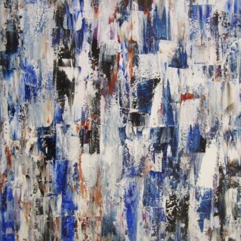 Malerei mit dem Titel "Reflets" von Maryse Lapointe, Original-Kunstwerk, Acryl