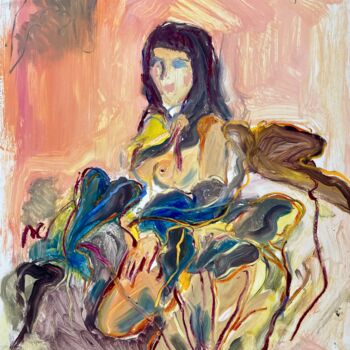 Malerei mit dem Titel "Fatma" von Mari Skakun, Original-Kunstwerk, Öl