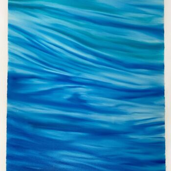 Peinture intitulée "sea surface" par Maria Bobrovskaya, Œuvre d'art originale, Huile