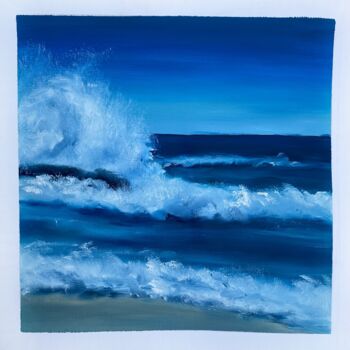 Painting titled "Sea spray" by Maria Bobrovskaya, Original Artwork, Oil