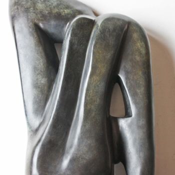 Escultura intitulada "ASSAUT de B. Métran…" por Maria Elena Thiery, Obras de arte originais, Metais