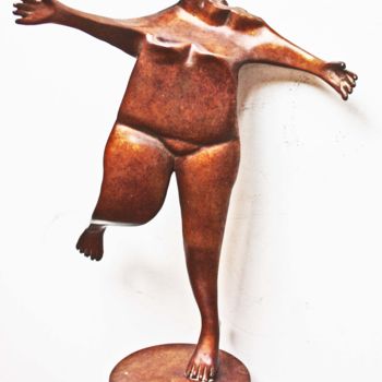Sculpture titled "LA SURPRISE de Bern…" by Maria Elena Thiery, Original Artwork, Metals