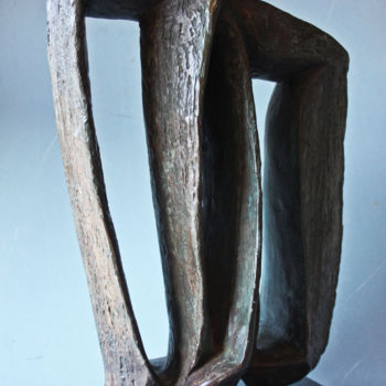 Sculpture titled "codex-2-3.jpg" by Maria Elena Thiery, Original Artwork, Metals