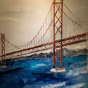 제목이 "A ponte é uma passa…"인 미술작품 Maria Godinho로, 원작, 기름