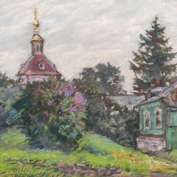 「May in Kolomna」というタイトルの絵画 Maria Iakovlevaによって, オリジナルのアートワーク, オイル