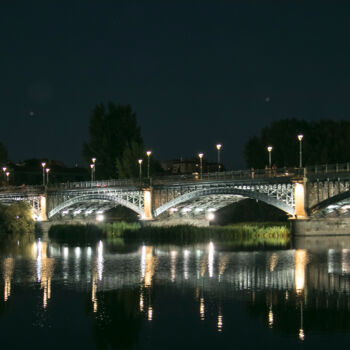 Fotografía titulada "Puente. Rio Tormes,…" por Maria Isabel Gaytan, Obra de arte original, Fotografía digital