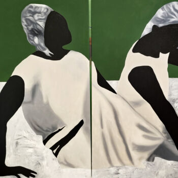 Картина под названием "Flu Flu" - Maria Lapteva, Подлинное произведение искусства, Масло