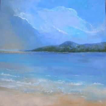 Painting titled "005-Porto Belo / Sa…" by Maria Lucia Pacheco, Original Artwork, Oil