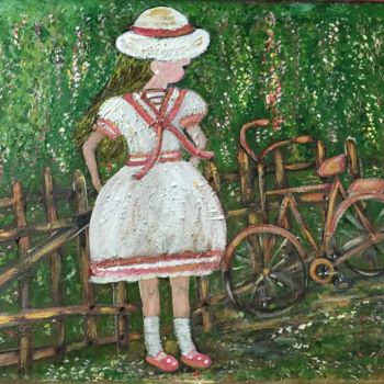 Painting titled "La excursión" by Bascoy, Original Artwork, Acrylic