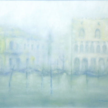 Painting titled "Riflessi veneziani…" by Maria Paola Remondini, Original Artwork, Oil