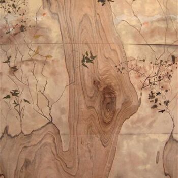 Painting titled "Arbol zen" by Maria Rosa Astorga, Original Artwork