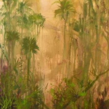 Pintura titulada "Selva con técnica d…" por Maria Rosa Astorga, Obra de arte original