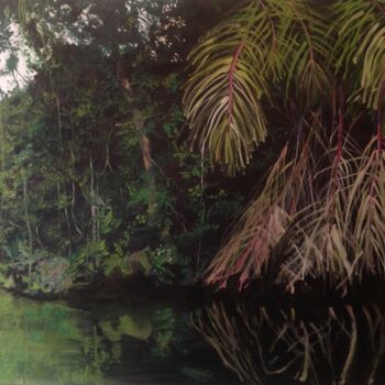 绘画 标题为“Ciénaga en la selva…” 由Maria Rosa Astorga, 原创艺术品, 油
