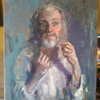 Painting titled "lear-" by Maria Tava, Original Artwork, Oil